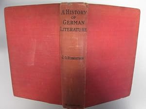 Seller image for A HISTORY OF GERMAN LITERATURE for sale by Goldstone Rare Books