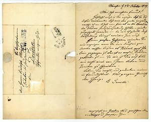 Bild des Verkufers fr Eigenh. Brief mit U. zum Verkauf von Antiquariat INLIBRIS Gilhofer Nfg. GmbH
