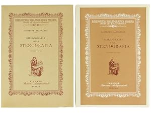 BIBLIOGRAFIA DELLA STENOGRAFIA. Volume I - Volume II.: