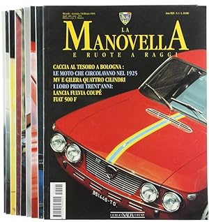 LA MANOVELLA e Ruote a raggi. Annata completa 1995. Rivista ufficiale Automotoclub Storico Italia...