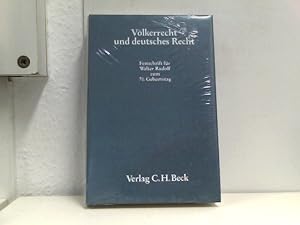 Seller image for Vlkerrecht und deutsches Recht: Festschrift fr Walter Rudolf zum 70. Geburtstag for sale by ABC Versand e.K.