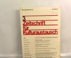 Seller image for Zeitschrift fr Kulturaustausch. 23. Jg. 1973 - 3. Vj. for sale by Zellibooks. Zentrallager Delbrck