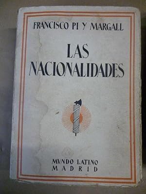 Image du vendeur pour Las Nacionalidades. mis en vente par Carmichael Alonso Libros