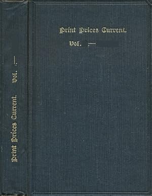 Bild des Verkufers fr Print Prices Current. Volume 1. 1918-19 zum Verkauf von Barter Books Ltd