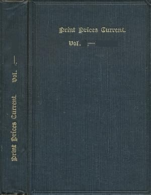 Bild des Verkufers fr Print Prices Current. Volume III. 1920-21 zum Verkauf von Barter Books Ltd