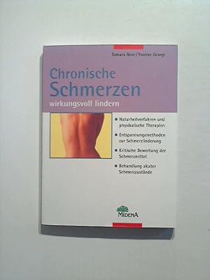 Chronische Schmerzen wirkungsvoll lindern.