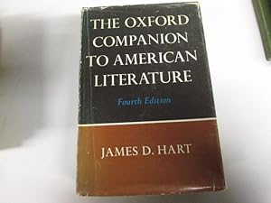 Seller image for The Oxford Companion to American Literature: Fourth Edition for sale by Goldstone Rare Books