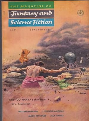 Image du vendeur pour The Magazine of Fantasy and Science Fiction September 1954 - There Is a Tide, Crack-Up, One Fine Day, There Ought to be a Lore, Prone, FMITM, Brave New Word, Space Crime Continuum, One Too Many, + mis en vente par Nessa Books