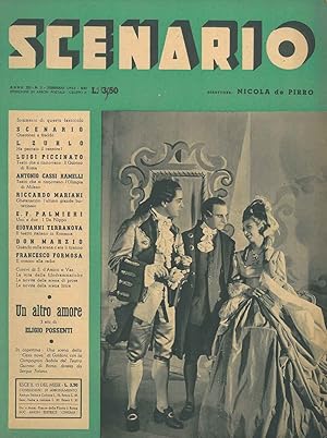 Scenario. Rivista mensile delle arti della scena. Anno XII, n. 2, febbraio 1943. Direttore: Nicol...