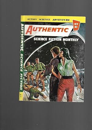 Bild des Verkufers fr Authentic Science Fiction Monthly magazine. June 1957. Number 81. BRITISH EDITION. zum Verkauf von SAVERY BOOKS