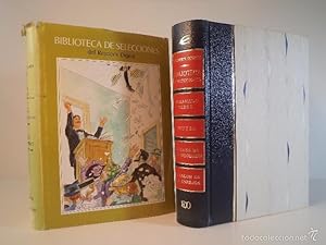 Seller image for BIBLIOTECA DE SELECCIONES DEL READERS DIGEST. 1967. Contiene: Demasiado tarde, por Alan Paton. Tuntsa, por Teppo Turen, La casa de los Woodrow, por Rodello Hunter y Saln de espejos, por Joha Rowan Wilson. Total 520 pginas. Ilustraciones y fotos b/n y color. Tamao cuarta. Tapa dura editorial con lomo en simil piel con caracteres dorados sobre tejuelos rojos. Sobrecubiertas originales ilustradas color. Cinta separadora. Ejemplar en muy buen estado; prcticamente nuevo. Sobrecubiertas con pequeas imperfecciones, particularmente en borde superior lomo, procurando un conjunto sumamente atractivo. En la foto libro con sus sobrecubiertas. for sale by Librera Anticuaria Ftima