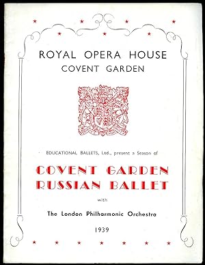 Imagen del vendedor de Les Sylphides' Followed by 'Paganini' Followed by 'Le Spectre de la Rose' Followed by 'Prince Igor': Souvenir Performance Programme at Royal Opera House, Covent Garden, London: Season of Russian Ballet with London Philharmonic Orchestra a la venta por Little Stour Books PBFA Member