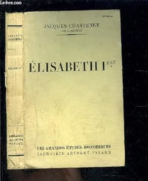 Seller image for ELISABETH Ire for sale by Le-Livre