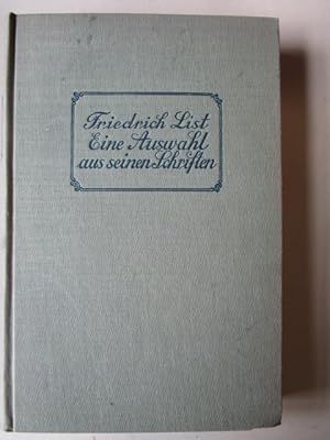 Eine Auswahl aus seinen Schriften