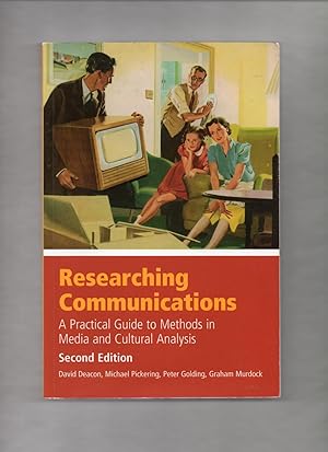 Imagen del vendedor de Researching Communications: A Practical Guide to Methods in Media and Cultural Analysis a la venta por LOROS Bookshop