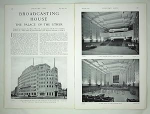 Original Issue of Country Life Magazine Dated May 28th 1932 with a Main Feature on Broadcasting H...