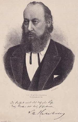 Bild des Verkufers fr (1837 - 1889) Deutscher Politiker und Sozialist. Lithographie von A.Majewski. zum Verkauf von Antiquariat Heinz Tessin
