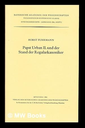 Seller image for Papst Urban II und der Stand der Regularkanoniker for sale by MW Books