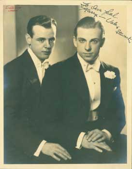 Signed photograph of Vale & Stewart.