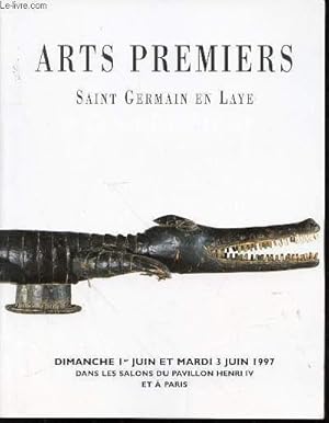 Seller image for CATALOGUE DE VENTE AUX ENCHERES : ARTS PREMIERS - LES SALONS DU PAVILLON HENRI IV ET A PARIS, SAINT GERMAIN EN LAYE, 1 JUIN 1997 - GALERIE PILTZER, PARIS, 3 JUIN 1997. for sale by Le-Livre
