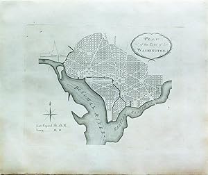 Plan of the City of Washington, Andrew Ellicotts 1792 Revision of the LEnfant Plan of 1791.