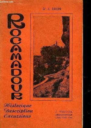 Seller image for ROCAMADOUR HISTORIQUE DESCRIPTION EXCURSIONS. for sale by Le-Livre