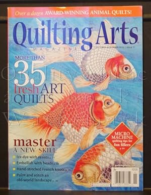 Quilting Arts Magazine October/November 2015 Issue 77: 35 Fresh Art Quilts