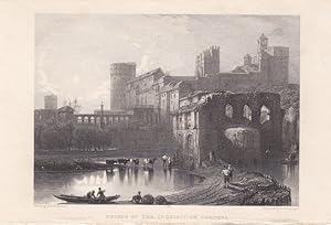 Cordoba, Prison of the Inquisition Cordova, Stahlstich um 1836 von J.C. Armytage nach David Rober...