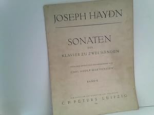 Sonaten für Klavier zu zwei Händen. Nach dem Urtext neu herausgegeben von Carl Adolf Hartienssen ...
