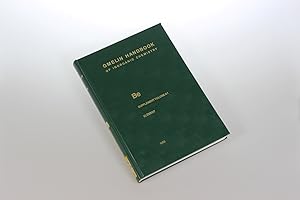 Seller image for Gmelin Handbook of Inorganic Chemistry. System Number 26: Be Beryllium. Supplement Volume A 1: The Element, Production, Atom, Molecules, Chemical Behavior, Toxicology. for sale by Antiquariat Thomas Haker GmbH & Co. KG