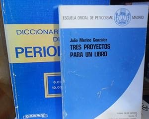 DICCIONARIO GENERAL DEL PERIODISMO + TRES PROYECTOS PARA UN LIBRO (3 libros)