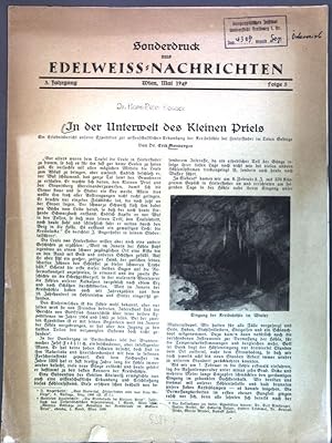 Seller image for In der Unterwelt des Kleinen Priels; for sale by books4less (Versandantiquariat Petra Gros GmbH & Co. KG)