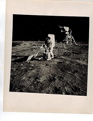 "Working on the Moon" Original 8 x 10 B&W Publicity Photograph
