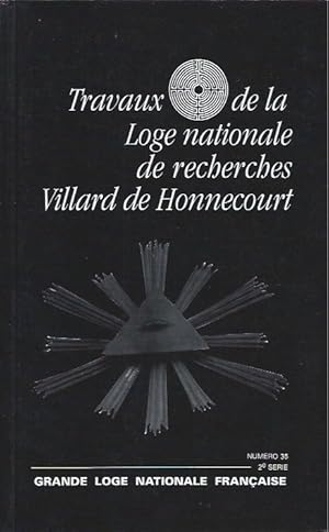 Imagen del vendedor de Travaux de la Loge nationael de recherches (Numro 35, 2e srie) a la venta por San Francisco Book Company