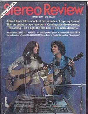 Seller image for Stereo Review March 1977, featuring: Loudon Wainwright III, Tatiana Troyanos, Paul McCartney and Wings, Ballad for Americans, Joni Mitchell, ++ for sale by Nessa Books