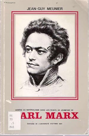 Image du vendeur pour Gnese du matrialisme dans les crits de jeunesse de Karl Marx mis en vente par Mike's Library LLC