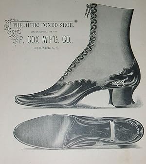 Original 1890 Full Page Color Illustrated Advertisement for P. Cox Manufacturering Company