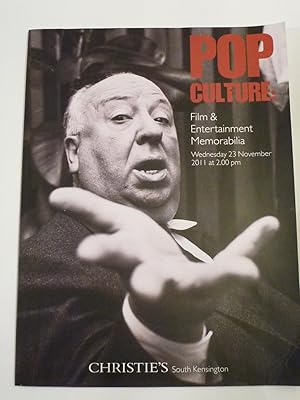 Pop Culture (Christie's Catalogue) Film & Entertainment Memorabilia Nov 2011