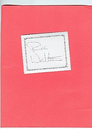 SIGNED BOOKPLATES/AUTOGRAPHS by childrens author RICK WALTON