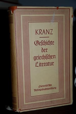 Geschichte der griechischen Literatur. (= Sammlung Dieterich Bd. 42).