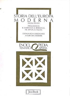 Image du vendeur pour STORIA DELL'EUROPA MODERNA (secoli XVI-XIX) mis en vente par Stampe Antiche e Libri d'Arte BOTTIGELLA