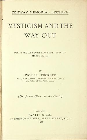 Mysticism and the Way Out