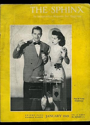Image du vendeur pour The Sphinx: An Independent Magazine For Magicians Volume XLVII Number Eleven January 1949. mis en vente par Little Stour Books PBFA Member