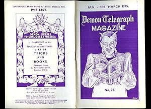 Imagen del vendedor de The Demon Telegraph Magazine From Davenport's of London No. 78 January - February 1945. a la venta por Little Stour Books PBFA Member