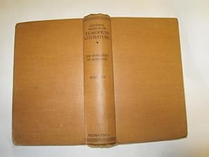 Image du vendeur pour A General Sketch of European Literature in the Centuries of Romance mis en vente par Goldstone Rare Books