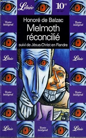 Seller image for MELMOTH RECONCILIE SUIVE DE JESUS-CHERIST EN FLANDRE for sale by Le-Livre