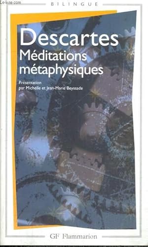 Bild des Verkufers fr MEDITATIONS METAPHYSIQUES zum Verkauf von Le-Livre