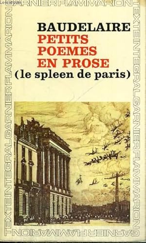 Bild des Verkufers fr PETITS POEMES EN PROSE (LE SPLEEN DE PARIS) zum Verkauf von Le-Livre