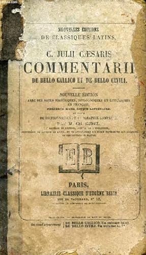 Image du vendeur pour C. JULII CAESARIS COMMENTARII DE BELLO GALLICO ET DE BELLO CIVILI mis en vente par Le-Livre