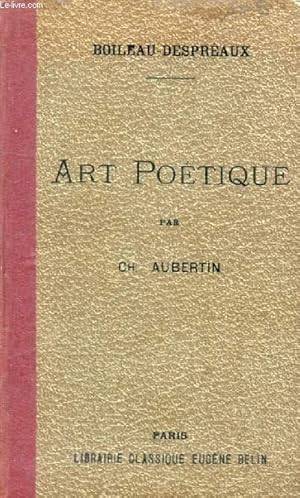 Bild des Verkufers fr ART POETIQUE, POESIES DIVERSES, EPIGRAMMES, FRAGMENTS DES OEUVRES EN PROSE zum Verkauf von Le-Livre